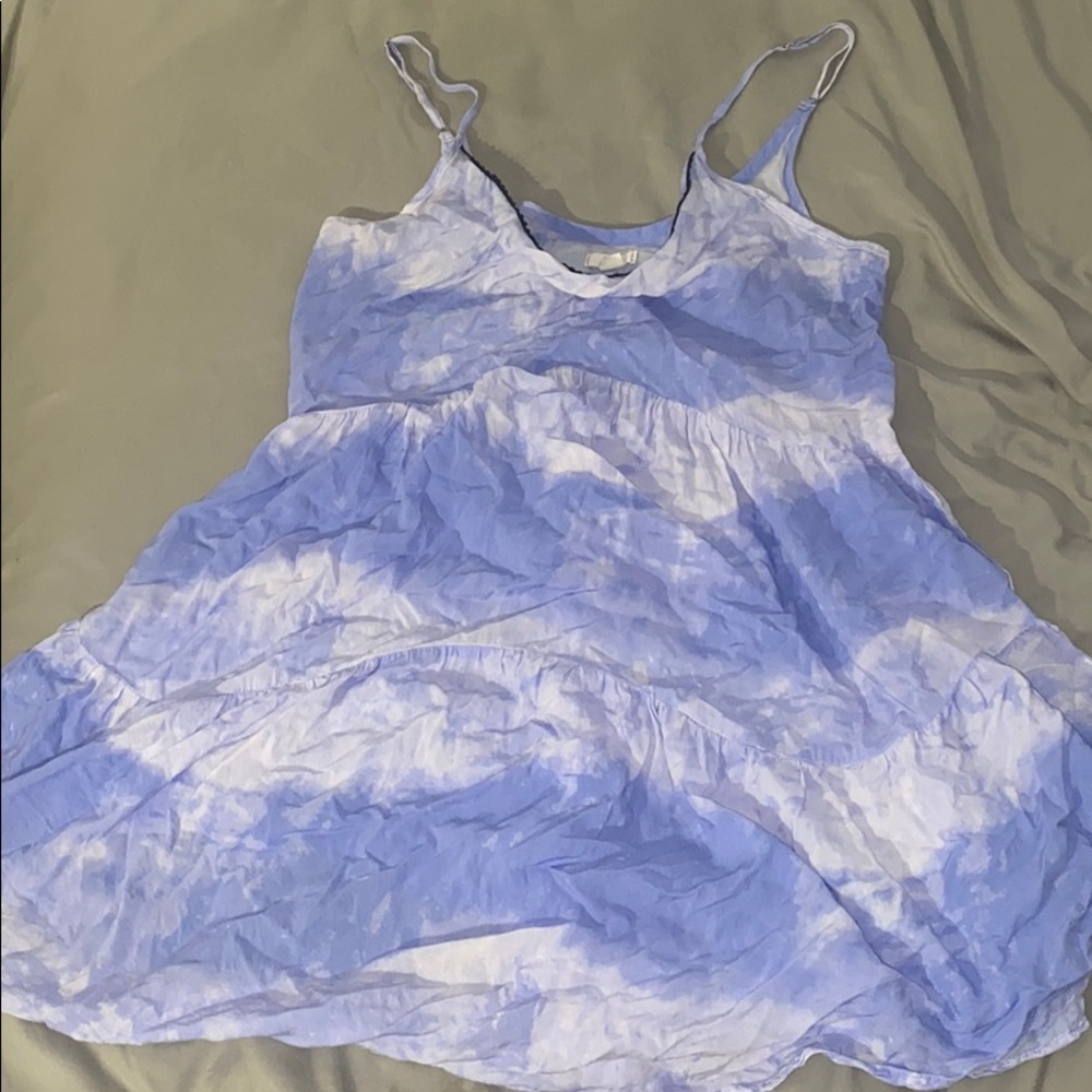 A tie dye dress